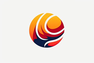 Fototapeta premium Minimalistic Basketball Graphic: Simplified Sports Merchandise for Basketball Enthusiasts, generative AI