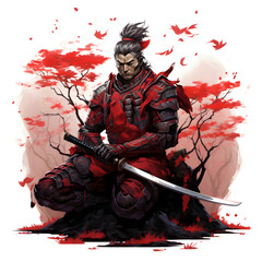 Samurai sous les érables rouges