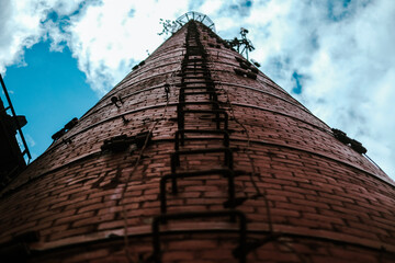 Tower of an old factory