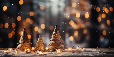 Embrace the holiday spirit with a charming Christmas background featuring a snowy, evergreen branch in the crisp white of winter. - obrazy, fototapety, plakaty