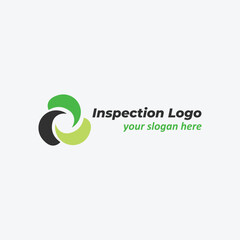 research inspection review logo design vector