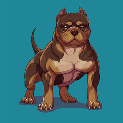 Dog american bully pitbull	