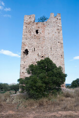 Athens, Greece / September 2023: Thirteenth century Frankish tower of the De LaRoche monarch in Athens. Medieval Greece. 