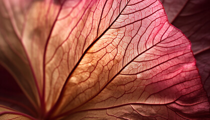 Vibrant autumn foliage showcases beauty in nature organic design generated by AI