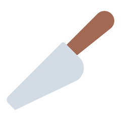 Scoop color flat icon