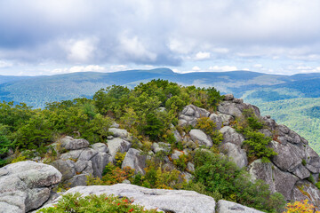 A Rocky Outcropping Near the Summit of Old Rag in the Shenandoah National Park Virginia
