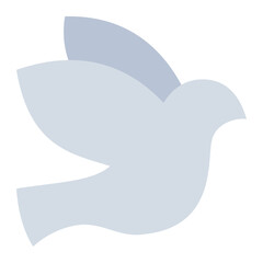 Dove color flat icon
