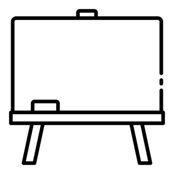 recommend clip art: Blackboard black outline icon