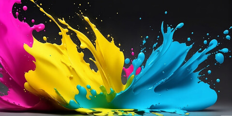 CMYK color splashing