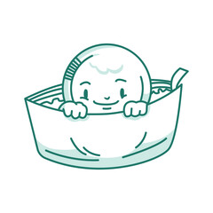 Coin Character Went Into Wallet