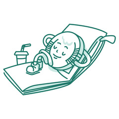 Character Of Coin Lying On Purse