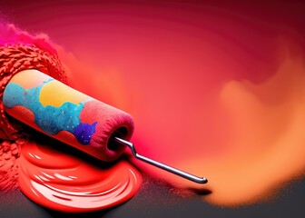 Paint roller for painting work