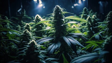 Image of a healthy medicinal cannabis plant.