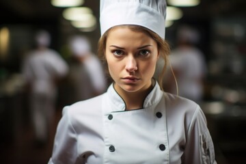 A young woman who works as a chef, but her schizophrenia often interferes with her ability to cook. She has trouble focusing and becomes easily frustrated, leading to burned dishes and complaints