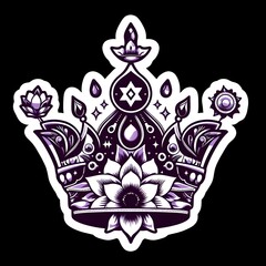 Crown Chakra sticker 