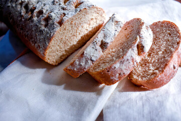 Pan, croissant, pan saludable 