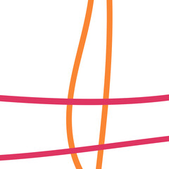 Red orange lines abstract background 