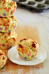 Bacon cheddar muffins