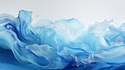 Mesmerizing Aqua Wave Textured Ocean Background