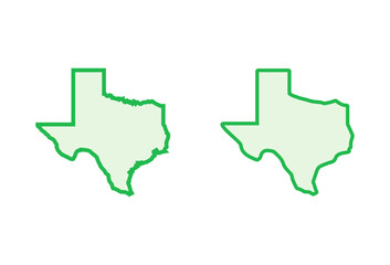 Texas icon set. texas sign symbol