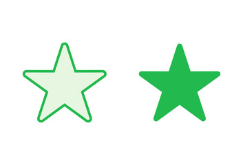 Fototapeta na wymiar Star Icon set. rating icon vector. favourite star icon