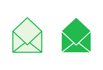 Mail icon set. email icon vector. E-mail icon. Envelope illustration