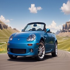 A convertible roadster for open-top cruising on sunny days.