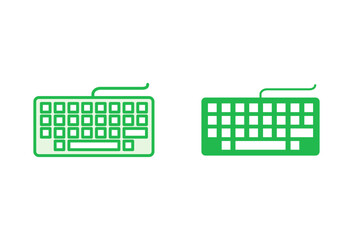 Keyboard icon set. keyboard vector symbol