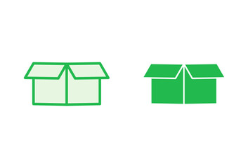 Box icon set. box vector icon, package, parcel