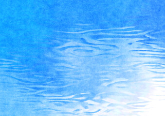 Watercolor background with water ripples