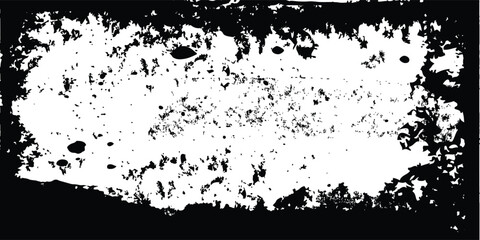 Overlay textures set stamp with grunge effect. Old damage Dirty grainy and scratches. Set of different distressed black grain texture