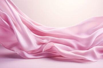 Silk Cloth in Pastel Pink and Violet