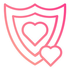 shield love icon