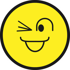 웃는 얼굴 이모티콘 이모지 벡터 일러스트