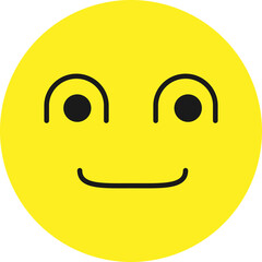 웃는 얼굴 이모티콘 이모지 벡터 일러스트