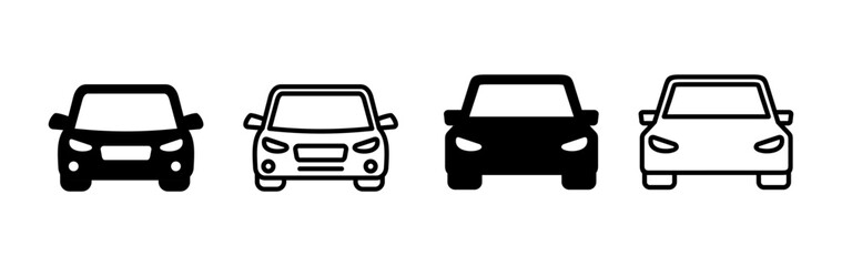Car icon vector. Car sign. sedan