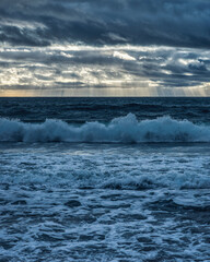 The Mendocino County coastline in California