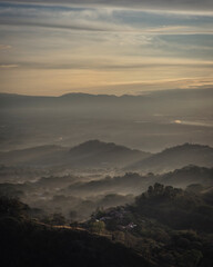 Sunrise over Atenas, Costa Rica