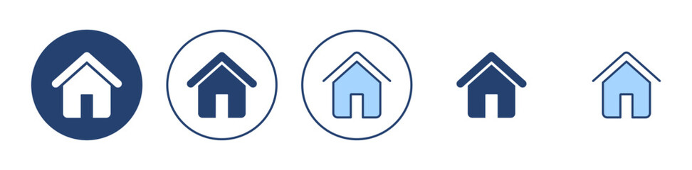 House icon vector. Home sign and symbol