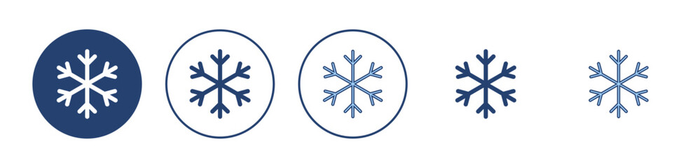 Snow icon vector. snowflake sign and symbol