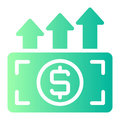 growth gradient icon