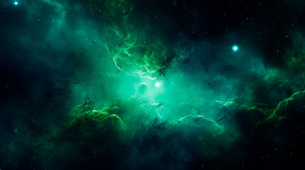 Fototapeta premium Abstract space background. Beautiful galaxies, nebula and stars in outer space, realistic universe wallpaper