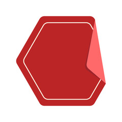 Peeling Sticker Label Collection for Design Element Templet