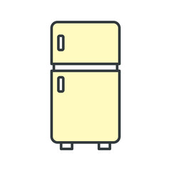 Refrigerator icon vector design templates simple and modern