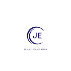 JE Letter Logo Design. Initial letters JE logo icon. Abstract letter JE J E minimal logo design template. J E Letter Design Vector with black Colors. JE logo,  Vector, spared, logos 