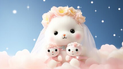 Obraz premium snowman on snow HD 8K wallpaper Stock Photographic Image