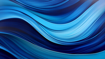 abstract blue wavy lines background	