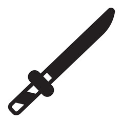 katana glyph icon