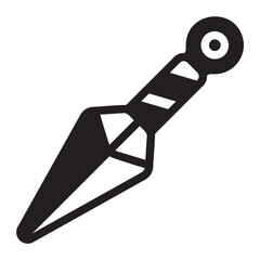 kunai glyph icon
