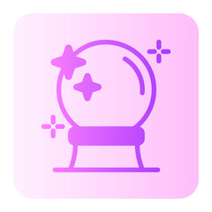 magic ball gradient icon